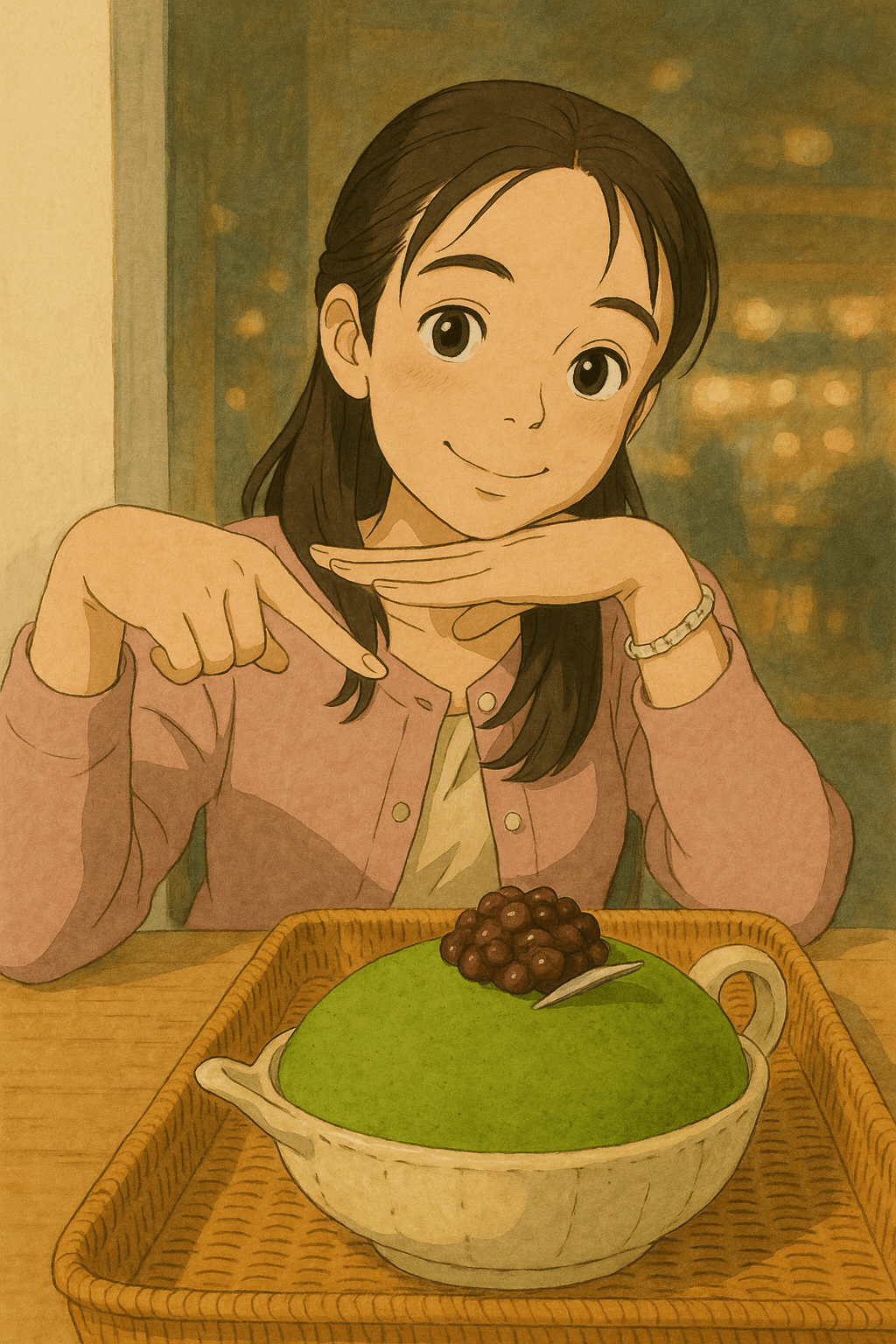 Stylized cartoon illustration after AI transformation