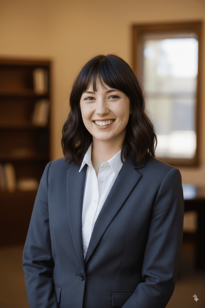 Professional LinkedIn-style business portrait
