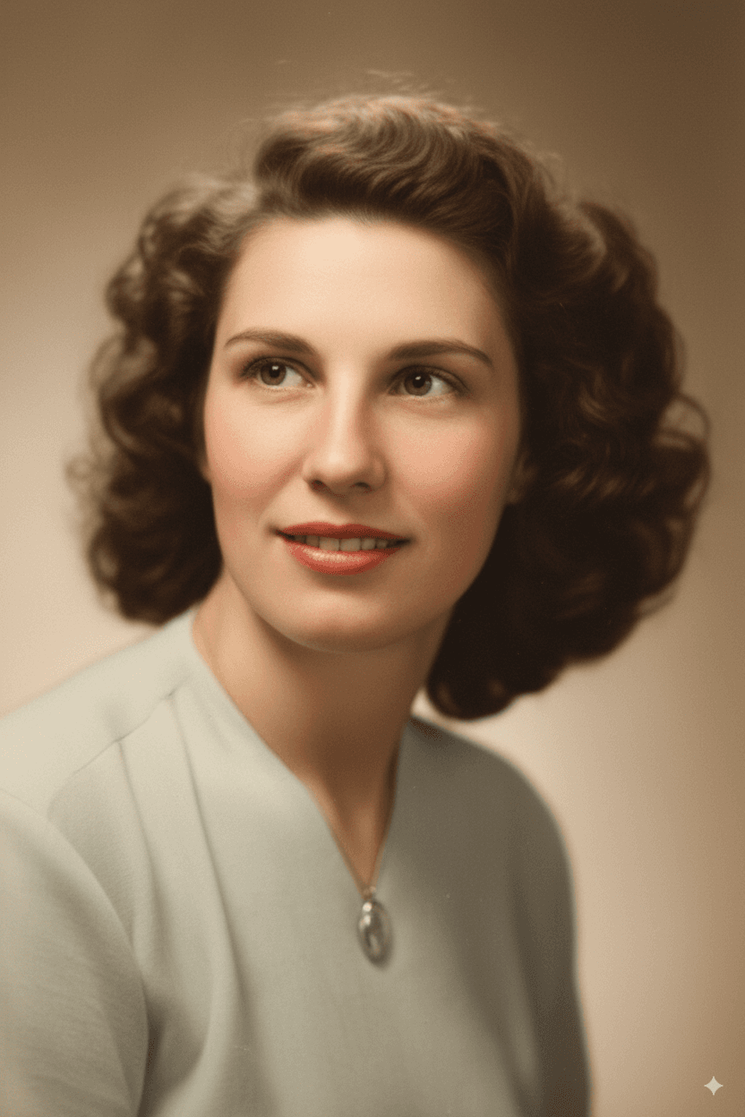 Restored vintage portrait result 2